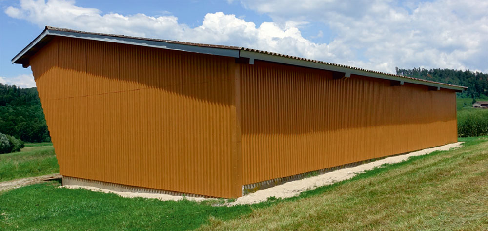 Trapid Profilblech Holzimitat - Amagosa AG - Bau und Landwirtschaft