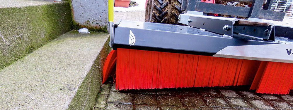 Actisweep Megabürste für Stapler Radlader Teleskoplader und Hoflader